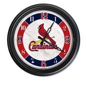 St. Louis Cardinals Indoor/Outdoor LED Wall Clock, ODClk14BK-08MLBStL