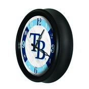 Tampa Bay Rays Indoor/Outdoor LED Wall Clock, ODClk14BK-08MLBTam