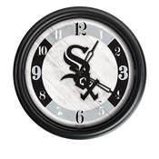 Chicago White Sox Indoor/Outdoor LED Wall Clock, ODClk14BK-08MLBWSx