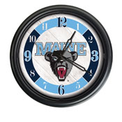 University of Maine Indoor/Outdoor LED Wall Clock by Holland Bar Stool Co., ODClk14BK-08MaineU