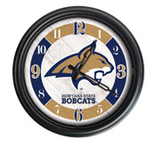 Montana State University Indoor/Outdoor LED Wall Clock by Holland Bar Stool Co., ODClk14BK-08MontSt
