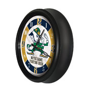 Notre Dame Indoor/Outdoor LED Wall Clock by Holland Bar Stool Co., AGS-ODClk14BK-08ND-Lep