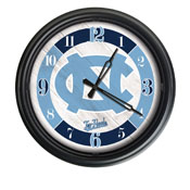 University of North Carolina Indoor/Outdoor LED Wall Clock by Holland Bar Stool Co., ODClk14BK-08NorCar