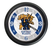 University of Kentucky Indoor/Outdoor LED Wall Clock by Holland Bar Stool Co., AGS-ODClk14BK-08UKYCat