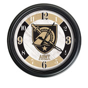US Military Academy Indoor/Outdoor LED Wall Clock by Holland Bar Stool Co., ODClk14BK-08USMilA