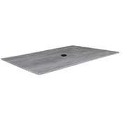 32" x 48" Indoor/Outdoor All-Season EuroSlim Table Top with Umbrella Hole by the Holland Bar Stool Co., AGS-ODS3248BMU