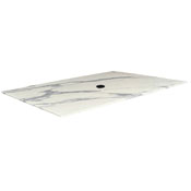 32" x 48" Indoor/Outdoor All-Season EuroSlim Table Top with Umbrella Hole by the Holland Bar Stool Co., AGS-ODS3248BMU