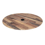 32" Diameter, Indoor/Outdoor All-Season EuroSlim Table Top with Umbrella Hole by the Holland Bar Stool Co., AGS-ODS32RBMU