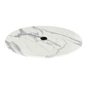 32" Diameter, Indoor/Outdoor All-Season EuroSlim Table Top with Umbrella Hole by the Holland Bar Stool Co., AGS-ODS32RBMU