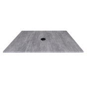 36" x 36" Indoor/Outdoor All-Season EuroSlim Table Top with Umbrella Hole by the Holland Bar Stool Co., AGS-ODS36SBMU