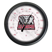University of Alabama Indoor/Outdoor LED Thermometer by Holland Bar Stool Company, AGS-ODThrm14BK-08AL-A