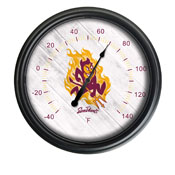 Arizona State University Indoor/Outdoor LED Thermometer by Holland Bar Stool Company, AGS-ODThrm14BK-08ArizSt-F