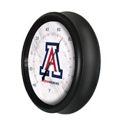 University of Arizona Indoor/Outdoor LED Thermometer by Holland Bar Stool Company, ODThrm14BK-08ArizUn