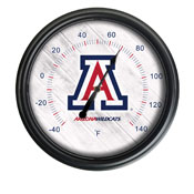 University of Arizona Indoor/Outdoor LED Thermometer by Holland Bar Stool Company, ODThrm14BK-08ArizUn