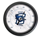 Creighton University Indoor/Outdoor LED Thermometer by Holland Bar Stool Company, ODThrm14BK-08Crghtn