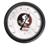 Florida State Indoor/Outdoor LED Thermometer by Holland Bar Stool Company, AGS-ODThrm14BK-08FSU-FS