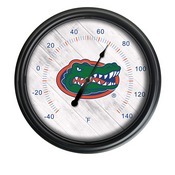 University of Florida Indoor/Outdoor LED Thermometer by Holland Bar Stool Company, ODThrm14BK-08FlorUn