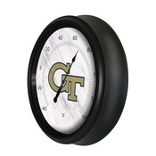 Georgia Tech Indoor/Outdoor LED Thermometer by Holland Bar Stool Company, ODThrm14BK-08GATech