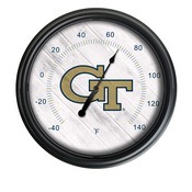 Georgia Tech Indoor/Outdoor LED Thermometer by Holland Bar Stool Company, ODThrm14BK-08GATech