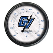 Grand Valley State University Indoor/Outdoor LED Thermometer by Holland Bar Stool Company, ODThrm14BK-08GVStUn
