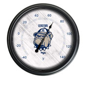 Georgetown University Indoor/Outdoor LED Thermometer by Holland Bar Stool Company, ODThrm14BK-08Grgtwn