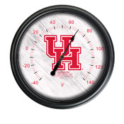 University of Houston Indoor/Outdoor LED Thermometer by Holland Bar Stool Company, ODThrm14BK-08Houston