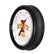 Iowa State University Indoor/Outdoor LED Thermometer by Holland Bar Stool Company, ODThrm14BK-08IowaSt