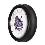 James Madison University Indoor/Outdoor LED Thermometer by Holland Bar Stool Company, ODThrm14BK-08JmsMad