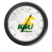 Kentucky State University Indoor/Outdoor LED Thermometer by Holland Bar Stool Company, ODThrm14BK-08KYStUn