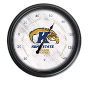 Kent State University Indoor/Outdoor LED Thermometer by Holland Bar Stool Company, ODThrm14BK-08KentSt