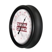 University of Louisiana at Lafayette Indoor/Outdoor LED Thermometer by Holland Bar Stool Company, ODThrm14BK-08LA-Laf