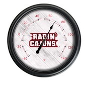 University of Louisiana at Lafayette Indoor/Outdoor LED Thermometer by Holland Bar Stool Company, ODThrm14BK-08LA-Laf