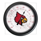 University of Louisville Indoor/Outdoor LED Thermometer by Holland Bar Stool Company, ODThrm14BK-08Lville