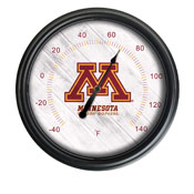University of Minnesota Indoor/Outdoor LED Thermometer by Holland Bar Stool Company, ODThrm14BK-08MinnUn