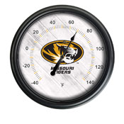 University of Missouri Indoor/Outdoor LED Thermometer by Holland Bar Stool Company, ODThrm14BK-08Mizzou