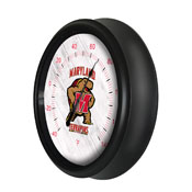 University of Maryland Indoor/Outdoor LED Thermometer by Holland Bar Stool Company, ODThrm14BK-08Mrylnd