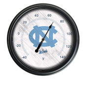 University of North Carolina Indoor/Outdoor LED Thermometer by Holland Bar Stool Company, ODThrm14BK-08NorCar