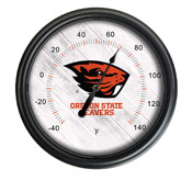 Oregon State University Indoor/Outdoor LED Thermometer by Holland Bar Stool Company, ODThrm14BK-08OregSt