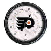 Philadelphia Flyers Indoor/Outdoor LED Thermometer by Holland Bar Stool Company, ODThrm14BK-08PhiFly