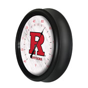 Rutgers Indoor/Outdoor LED Thermometer by Holland Bar Stool Company, ODThrm14BK-08Rutger
