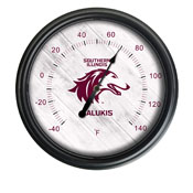 Southern Illinois University Indoor/Outdoor LED Thermometer by Holland Bar Stool Company, ODThrm14BK-08SouIll