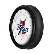 University of Tulsa Indoor/Outdoor LED Thermometer by Holland Bar Stool Company, ODThrm14BK-08TulsaU
