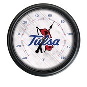 University of Tulsa Indoor/Outdoor LED Thermometer by Holland Bar Stool Company, ODThrm14BK-08TulsaU