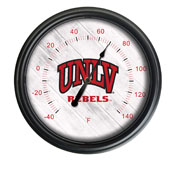 University of Nevada Las Vegas Indoor/Outdoor LED Thermometer by Holland Bar Stool Company, ODThrm14BK-08UNevLV