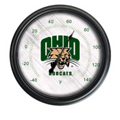 Ohio University Indoor/Outdoor LED Thermometer by Holland Bar Stool Company, ODThrm14BK-08UnivOH