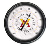 Virginia Military Institute Indoor/Outdoor LED Thermometer by Holland Bar Stool Company, ODThrm14BK-08VAMilI