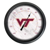 Virginia Tech University Indoor/Outdoor LED Thermometer by Holland Bar Stool Company, ODThrm14BK-08VATech