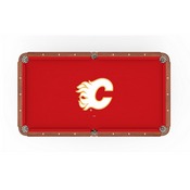 Calgary Flames Pool Table Cloth by HBS