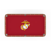 United States Marine Corps (Red/Yellow) Pool Table Cloth by Holland Bar Stool Company, AGS-PCL7MarineRY