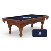 Detroit Tigers 8' Pool Table by Holland Bar Stool Co., PT8MLBDet